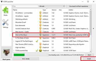 hota install vcmi